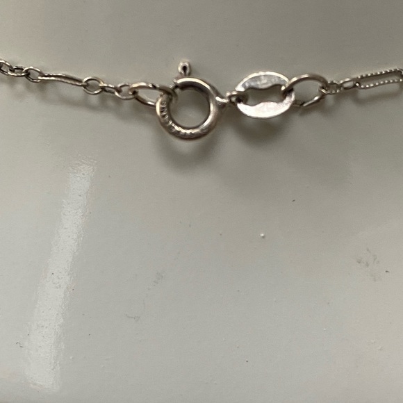 Dainty Crystal bead Sterling silver 925 necklace - Picture 7 of 10